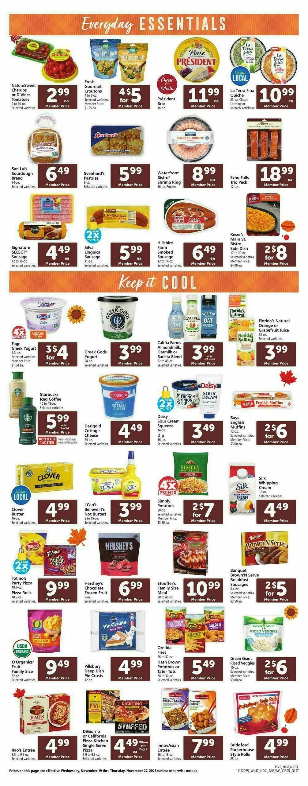 Safeway Weekly Ad from November 19