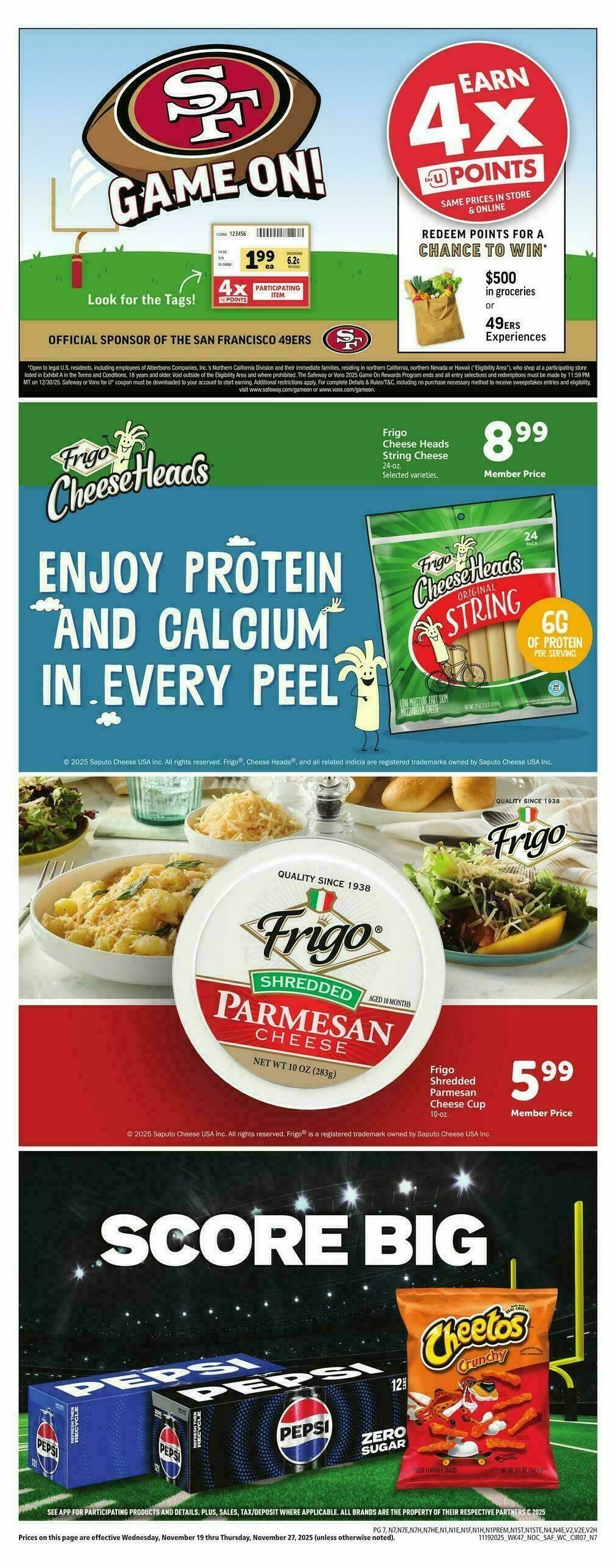 Safeway Weekly Ad from November 19