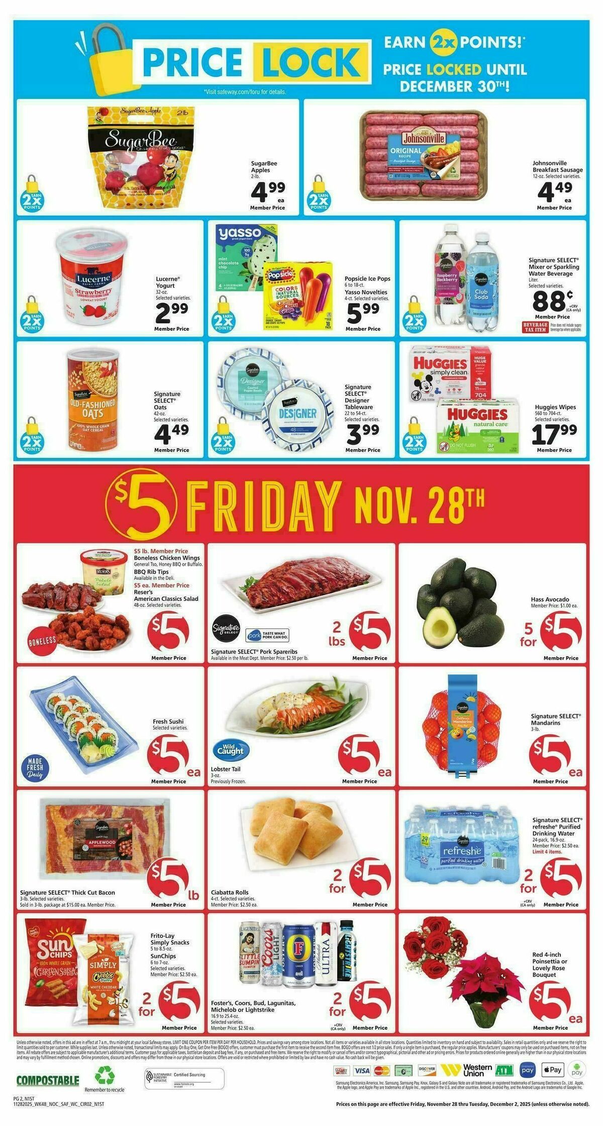 Safeway Weekly Ad from November 28