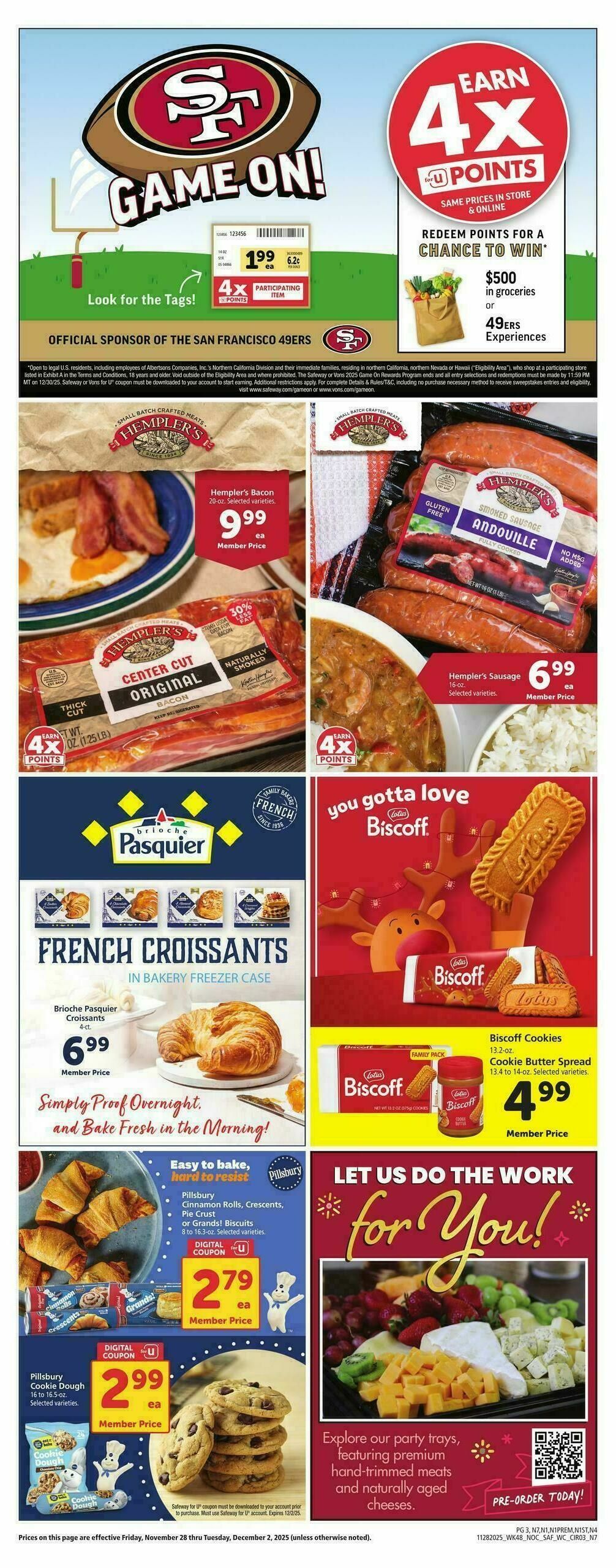 Safeway Weekly Ad from November 28