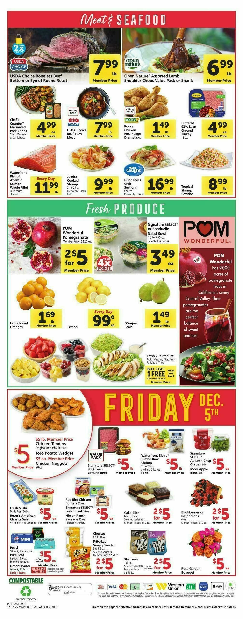 Safeway Weekly Ad from December 3