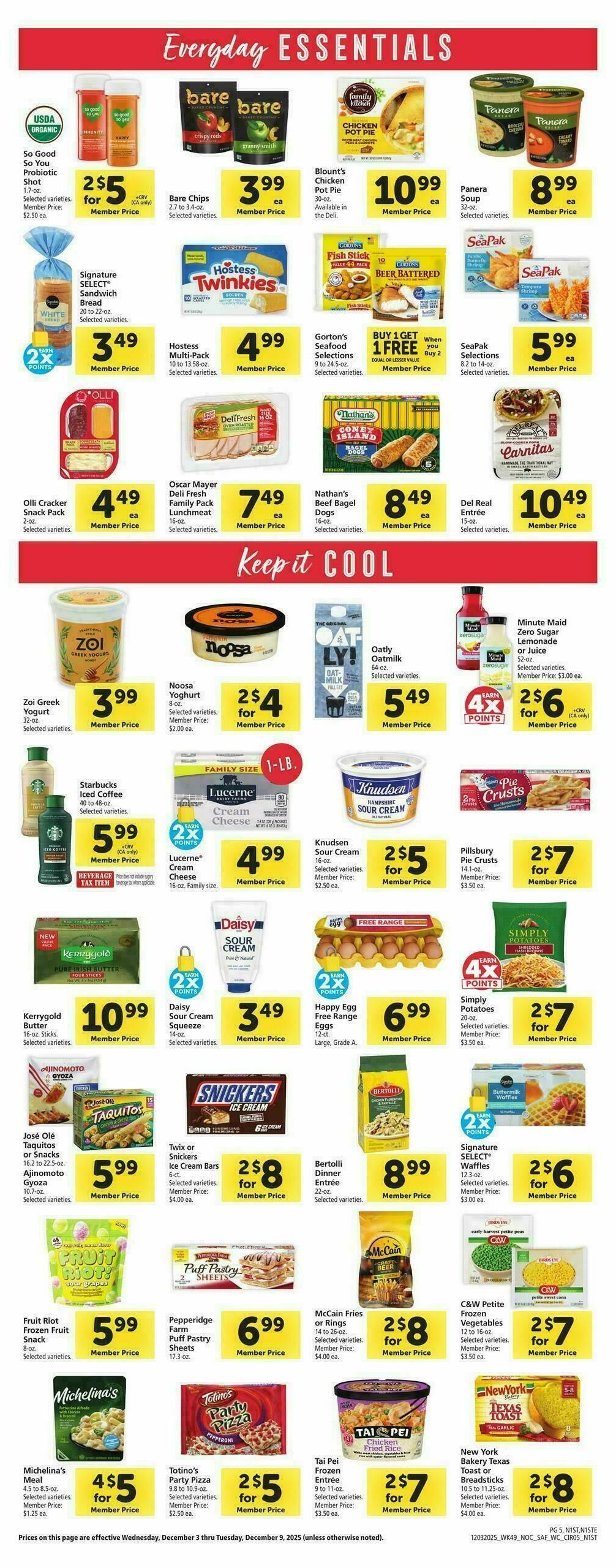 Safeway Weekly Ad from December 3