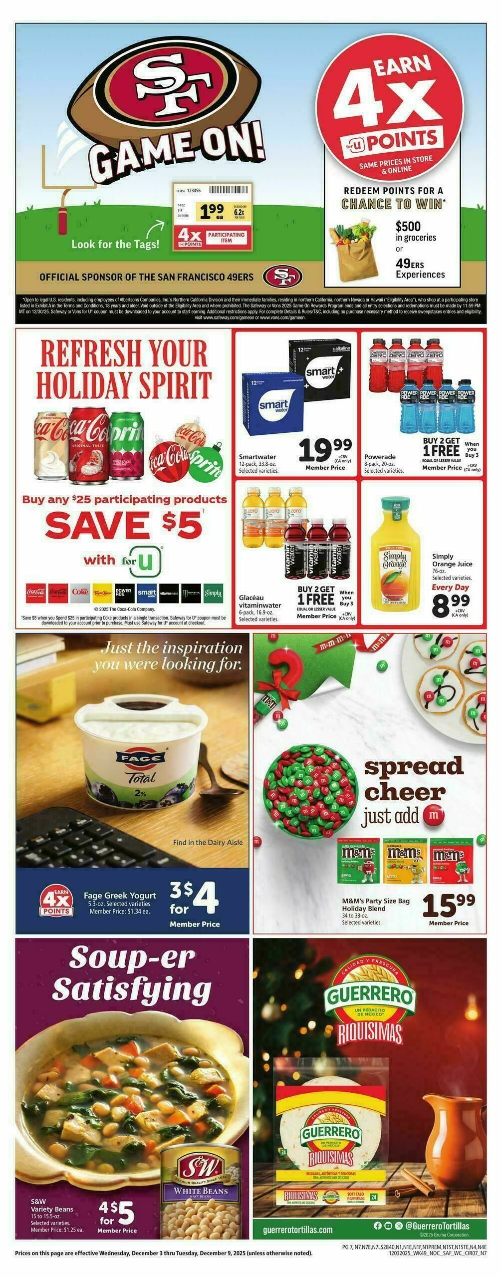 Safeway Weekly Ad from December 3