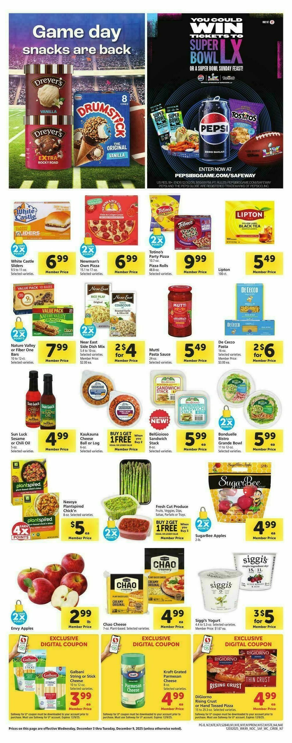 Safeway Weekly Ad from December 3