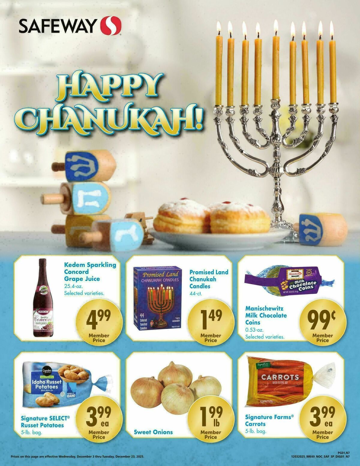 Safeway Specialty Publication Weekly Ad from December 3