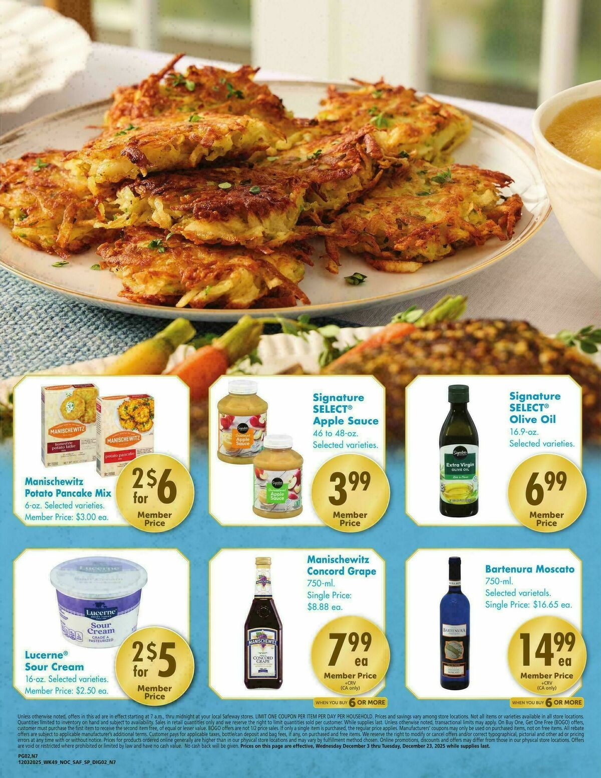 Safeway Specialty Publication Weekly Ad from December 3