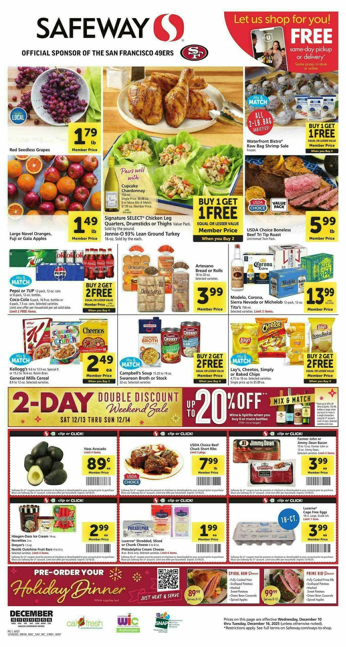 Safeway Weekly Ad from December 10