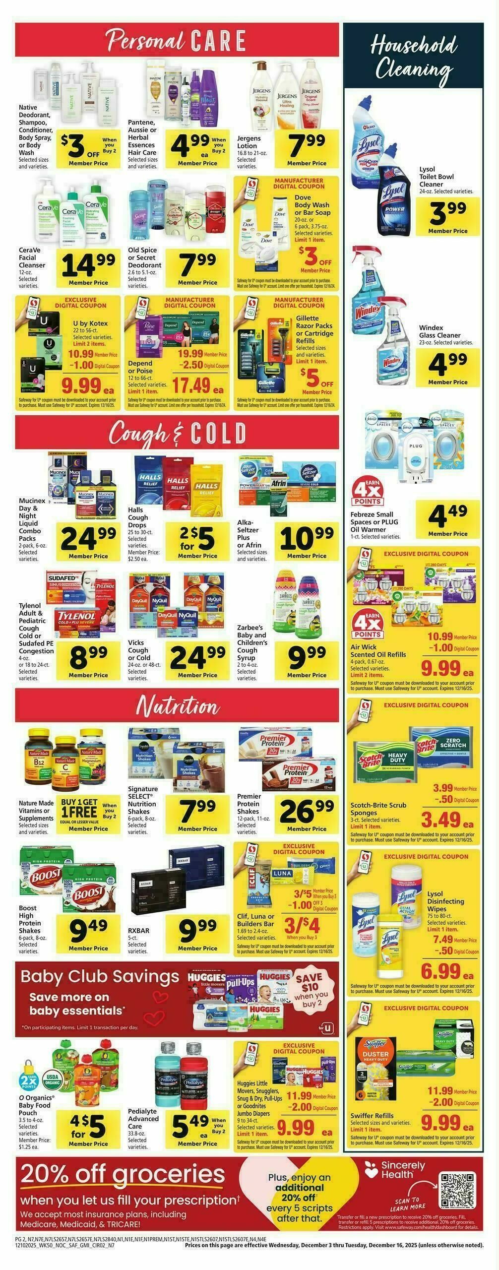 Safeway Weekly Ad from December 10