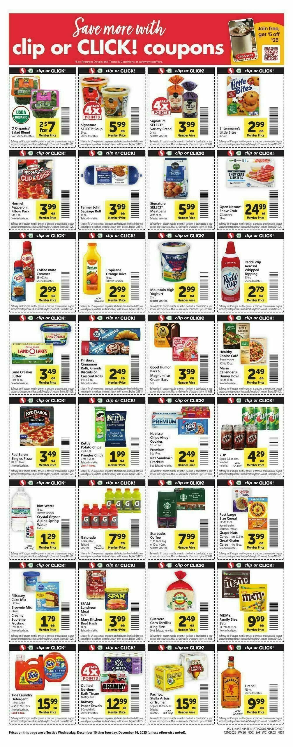 Safeway Weekly Ad from December 10