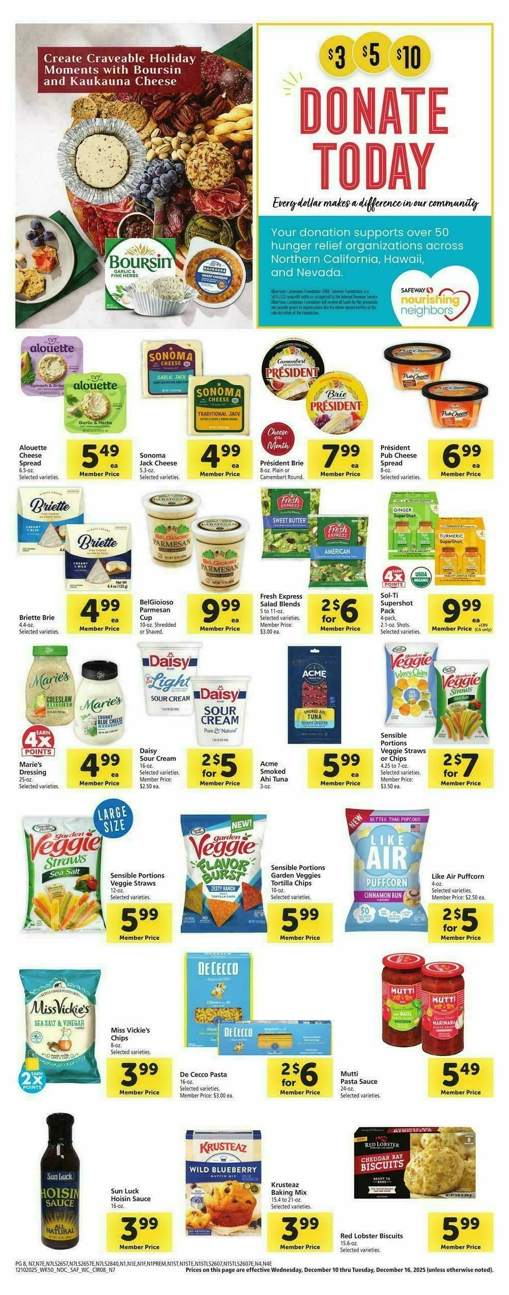 Safeway Weekly Ad from December 10