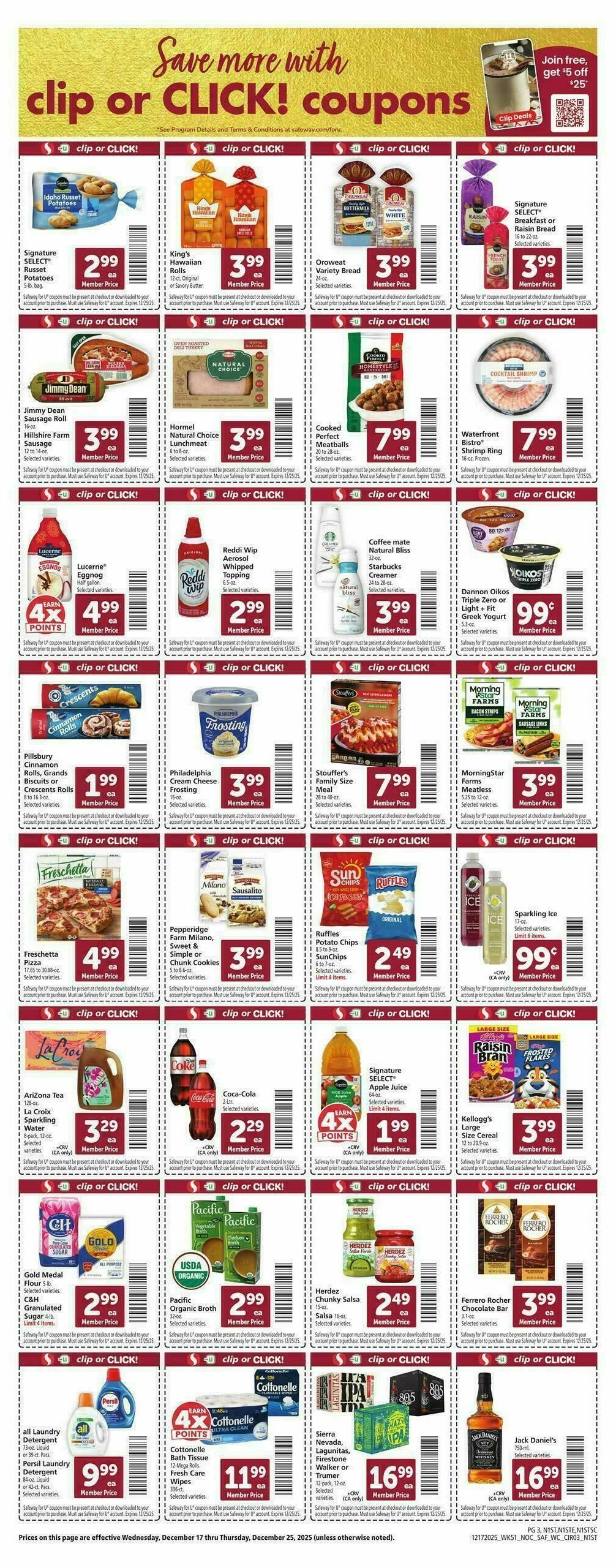 Safeway Weekly Ad from December 17