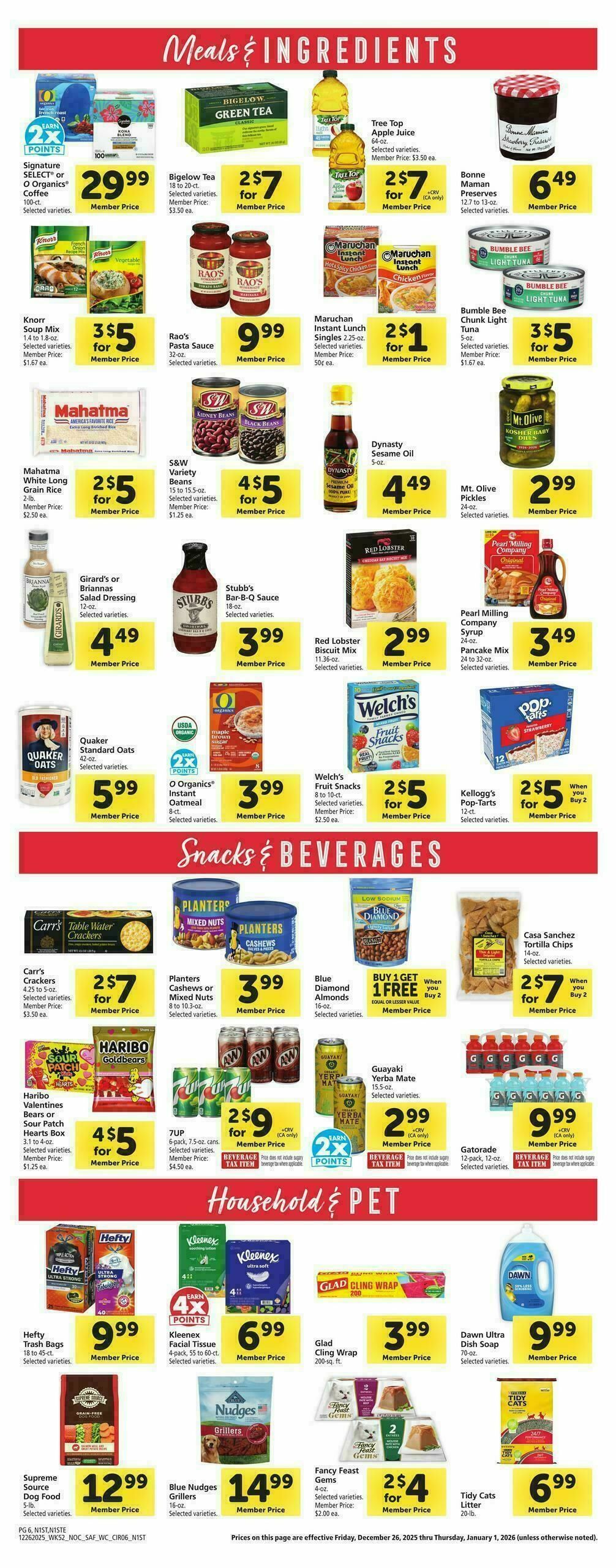 Safeway Weekly Ad from December 26