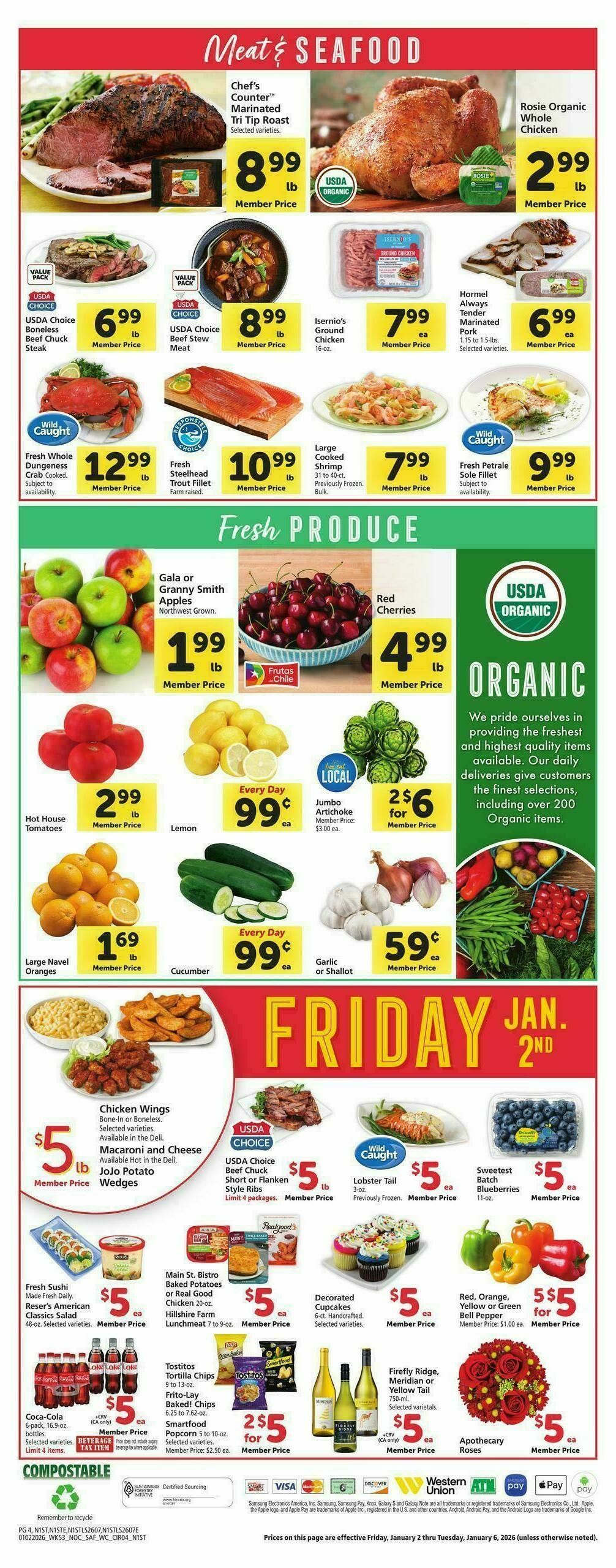 Safeway Weekly Ad from January 2
