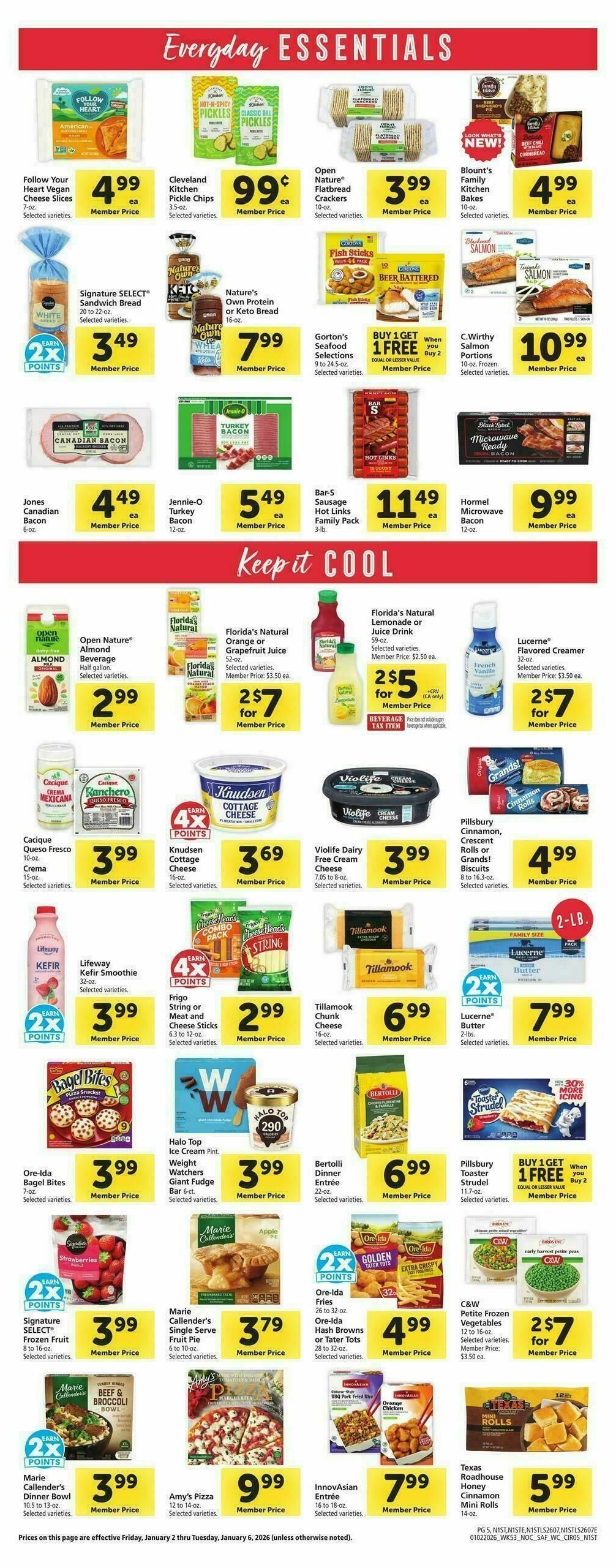 Safeway Weekly Ad from January 2