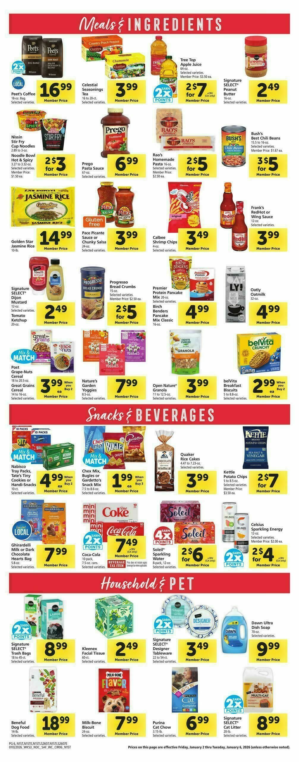 Safeway Weekly Ad from January 2