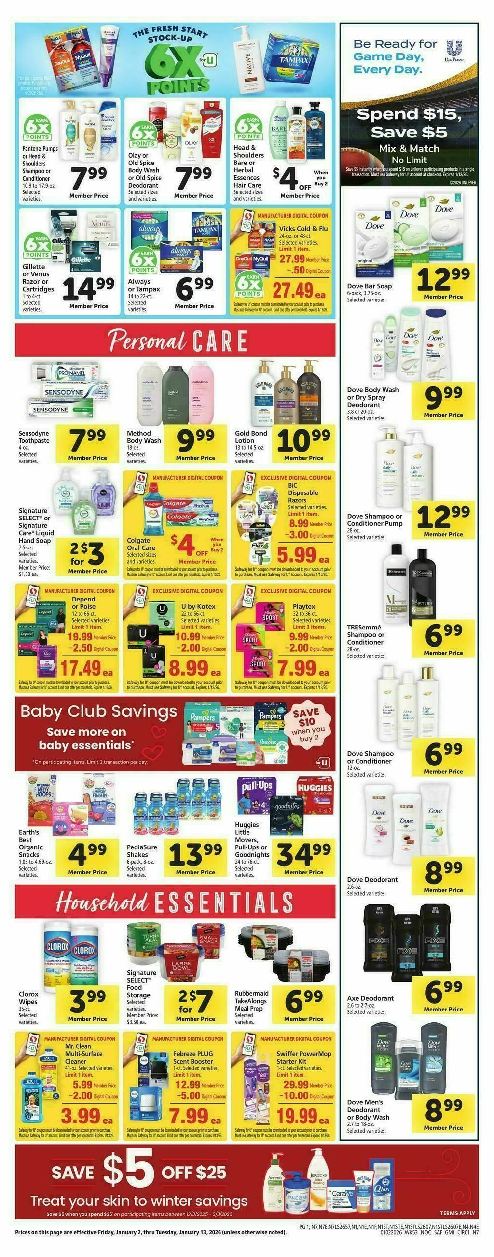 Safeway Weekly Ad from January 2