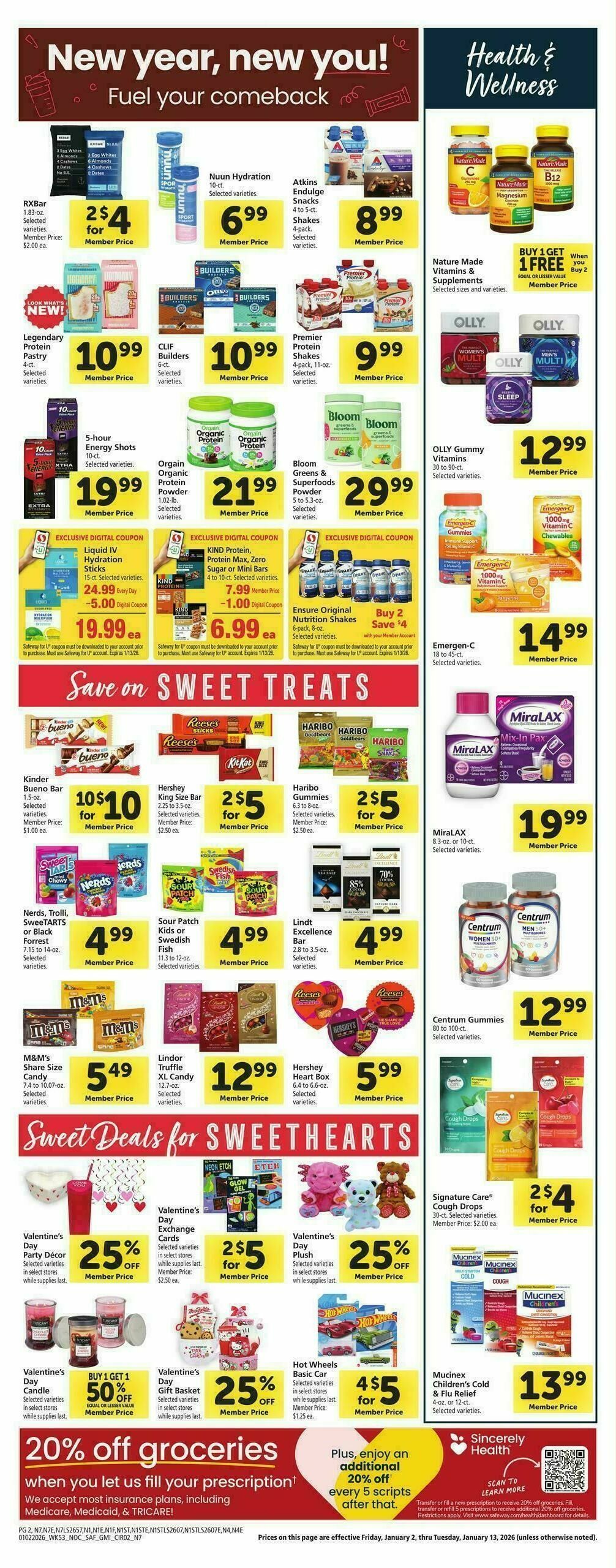 Safeway Weekly Ad from January 2
