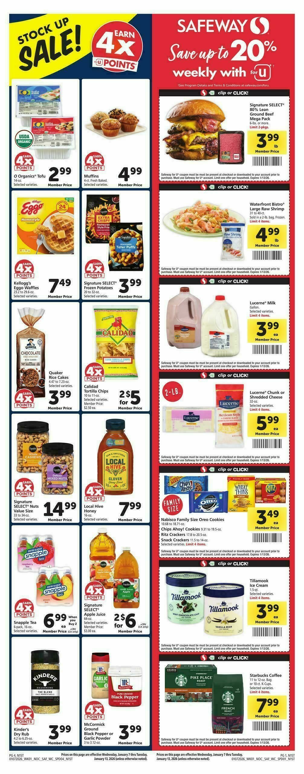 Safeway Weekly Ad from January 7