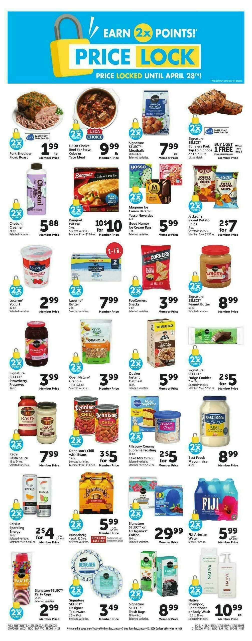 Safeway Weekly Ad from January 7