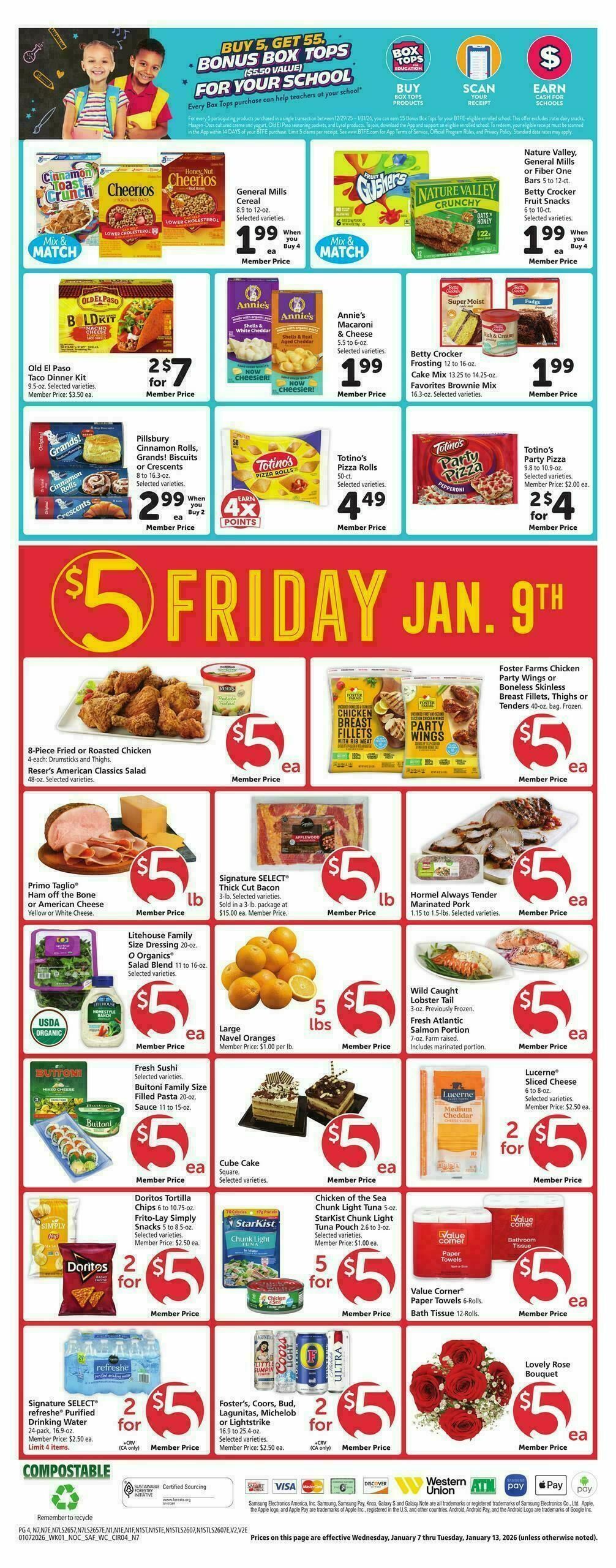 Safeway Weekly Ad from January 7