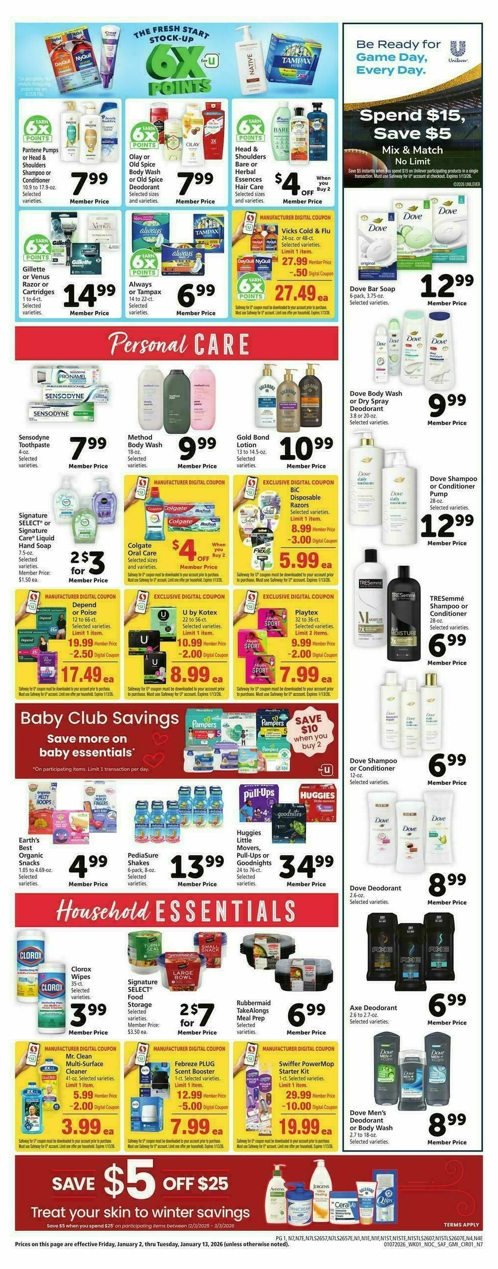 Safeway Weekly Ad from January 7