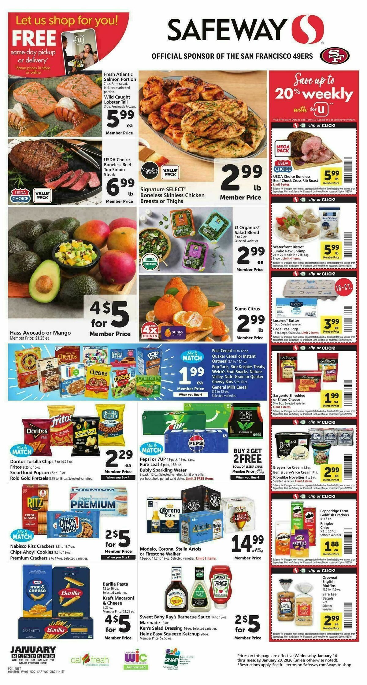 Safeway Weekly Ad from January 14