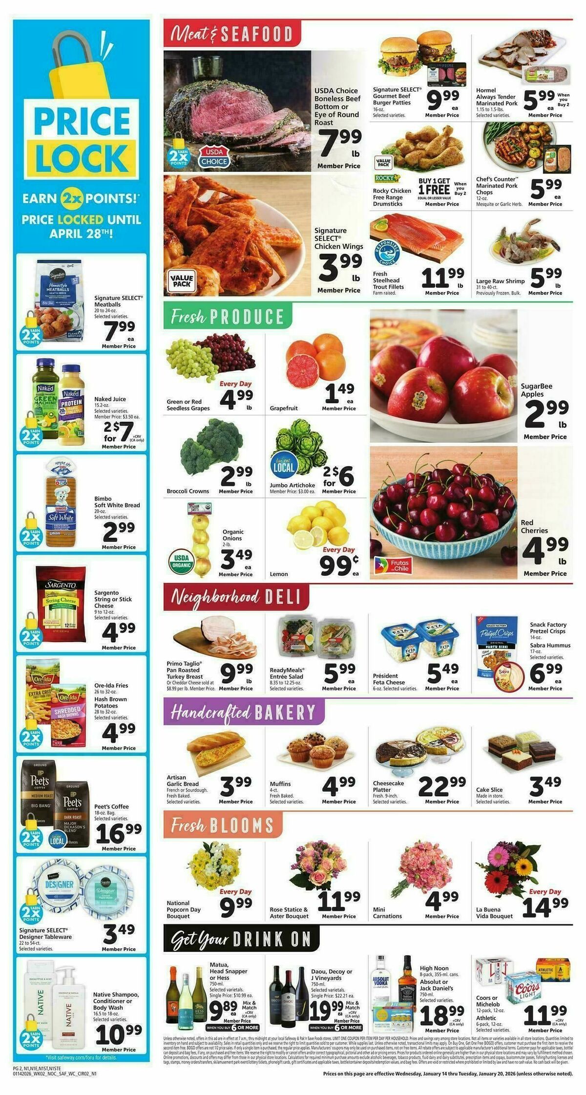 Safeway Weekly Ad from January 14