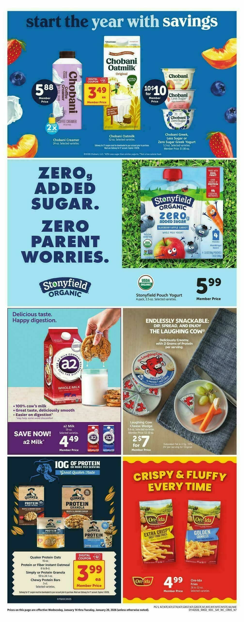 Safeway Weekly Ad from January 14