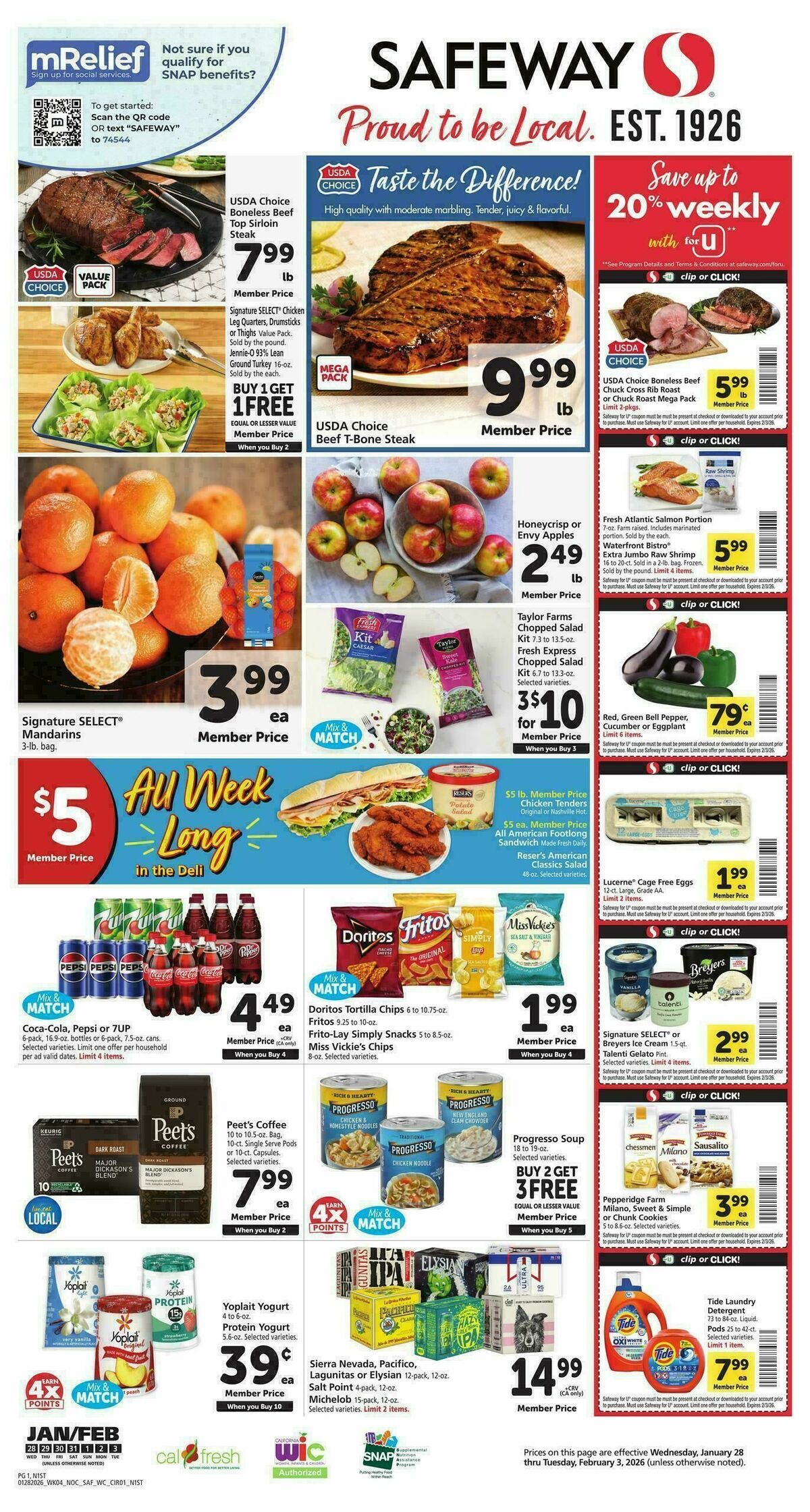 Safeway Weekly Ad from January 28