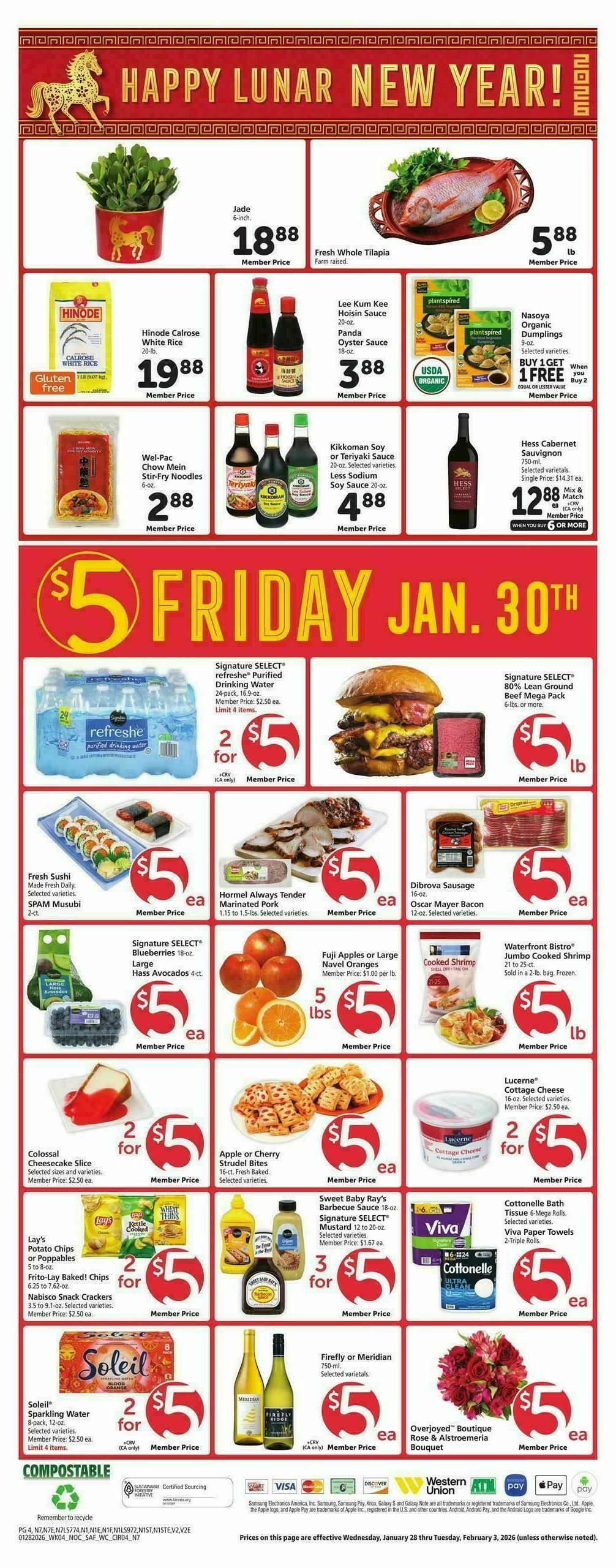 Safeway Weekly Ad from January 28