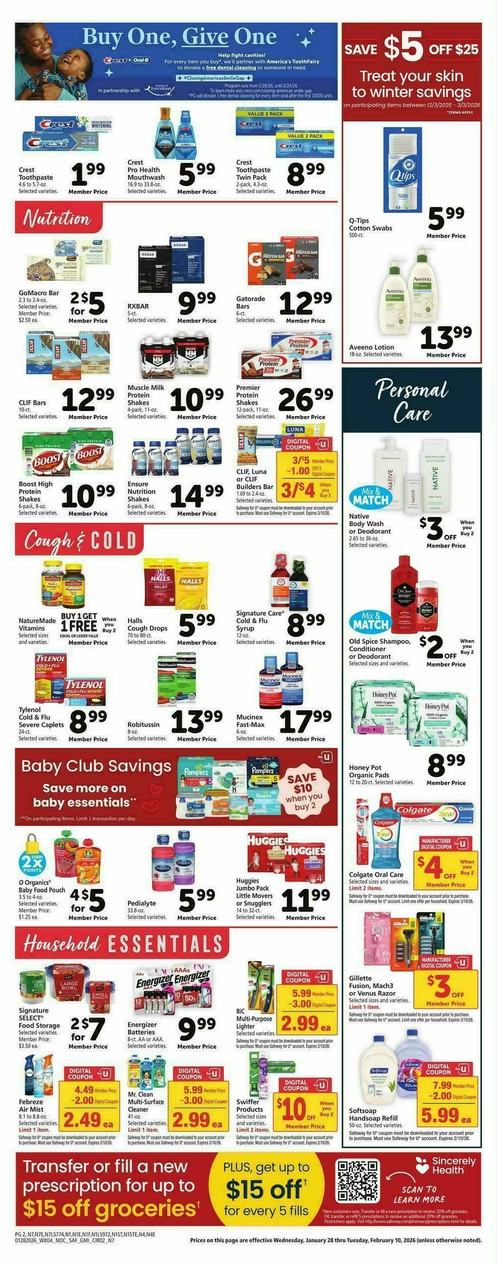 Safeway Weekly Ad from January 28
