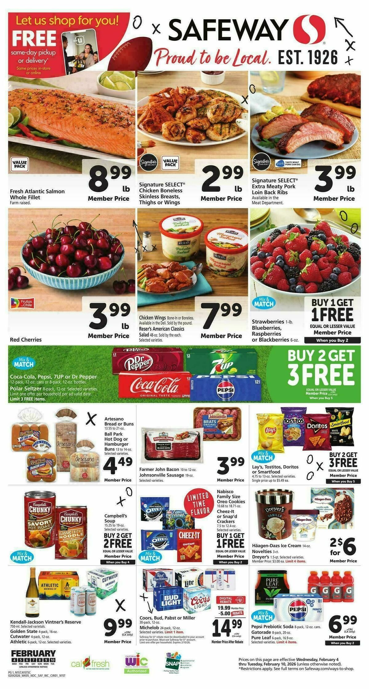 Safeway Weekly Ad from February 4