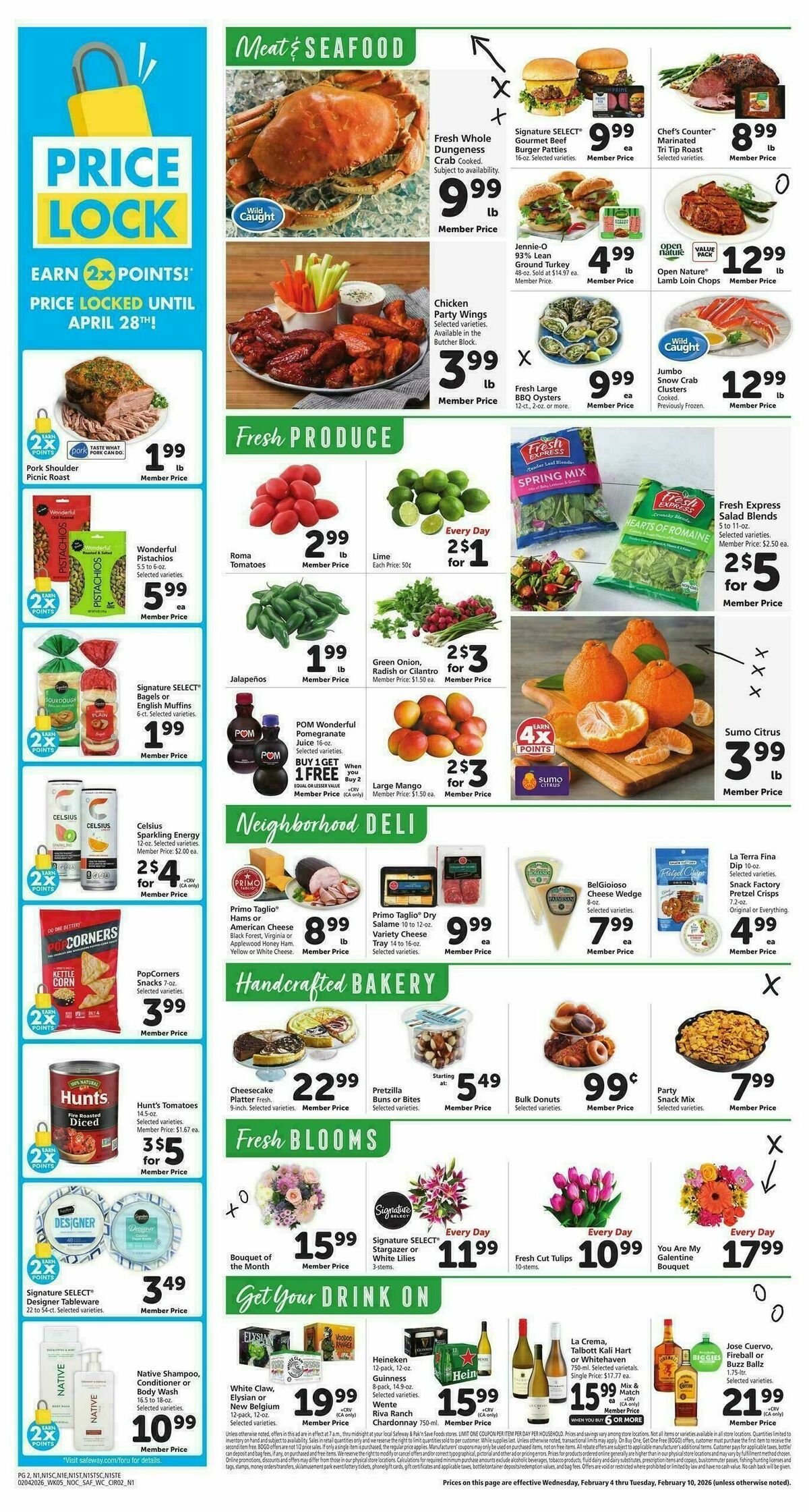 Safeway Weekly Ad from February 4