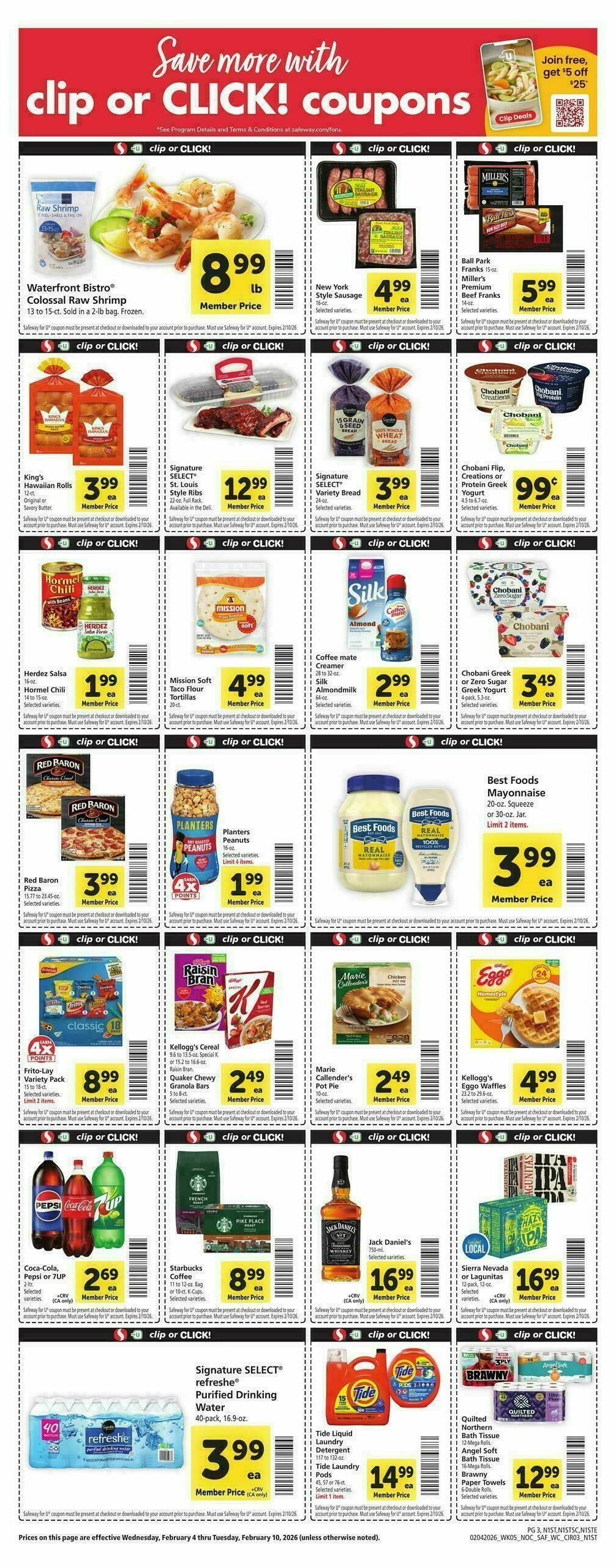 Safeway Weekly Ad from February 4