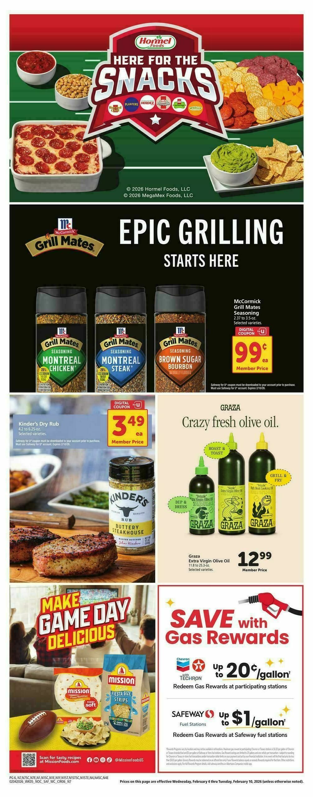 Safeway Weekly Ad from February 4