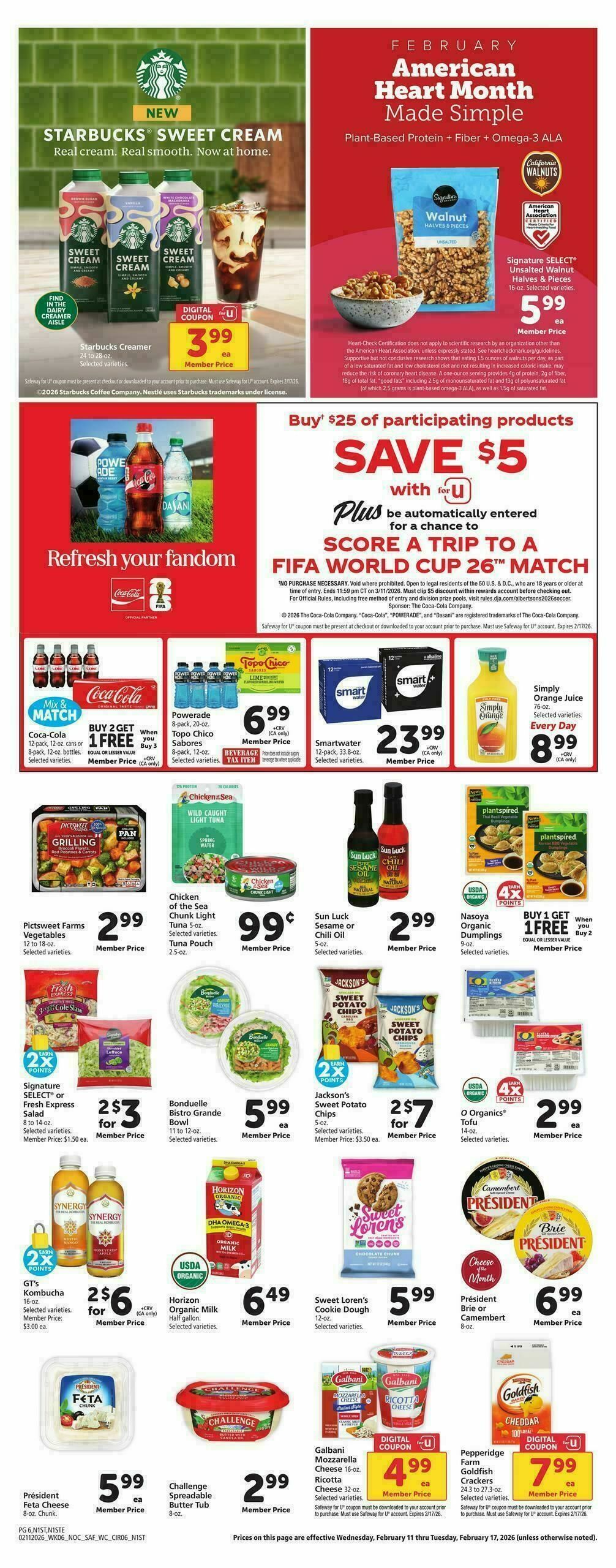 Safeway Weekly Ad from February 11
