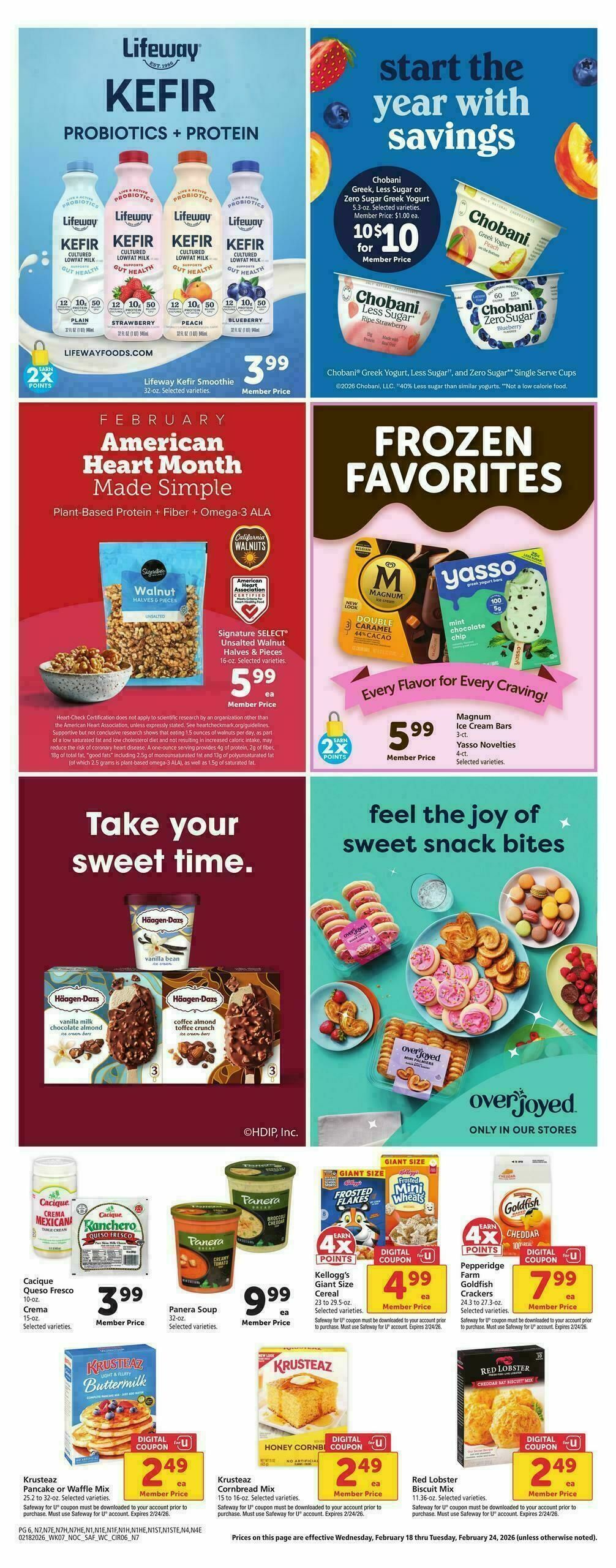 Safeway Weekly Ad from February 18