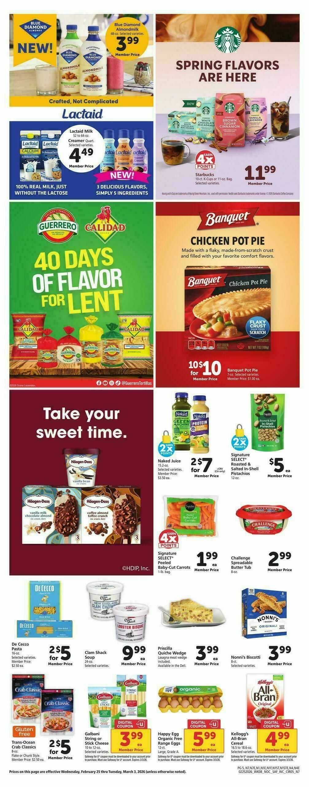 Safeway Weekly Ad from February 25