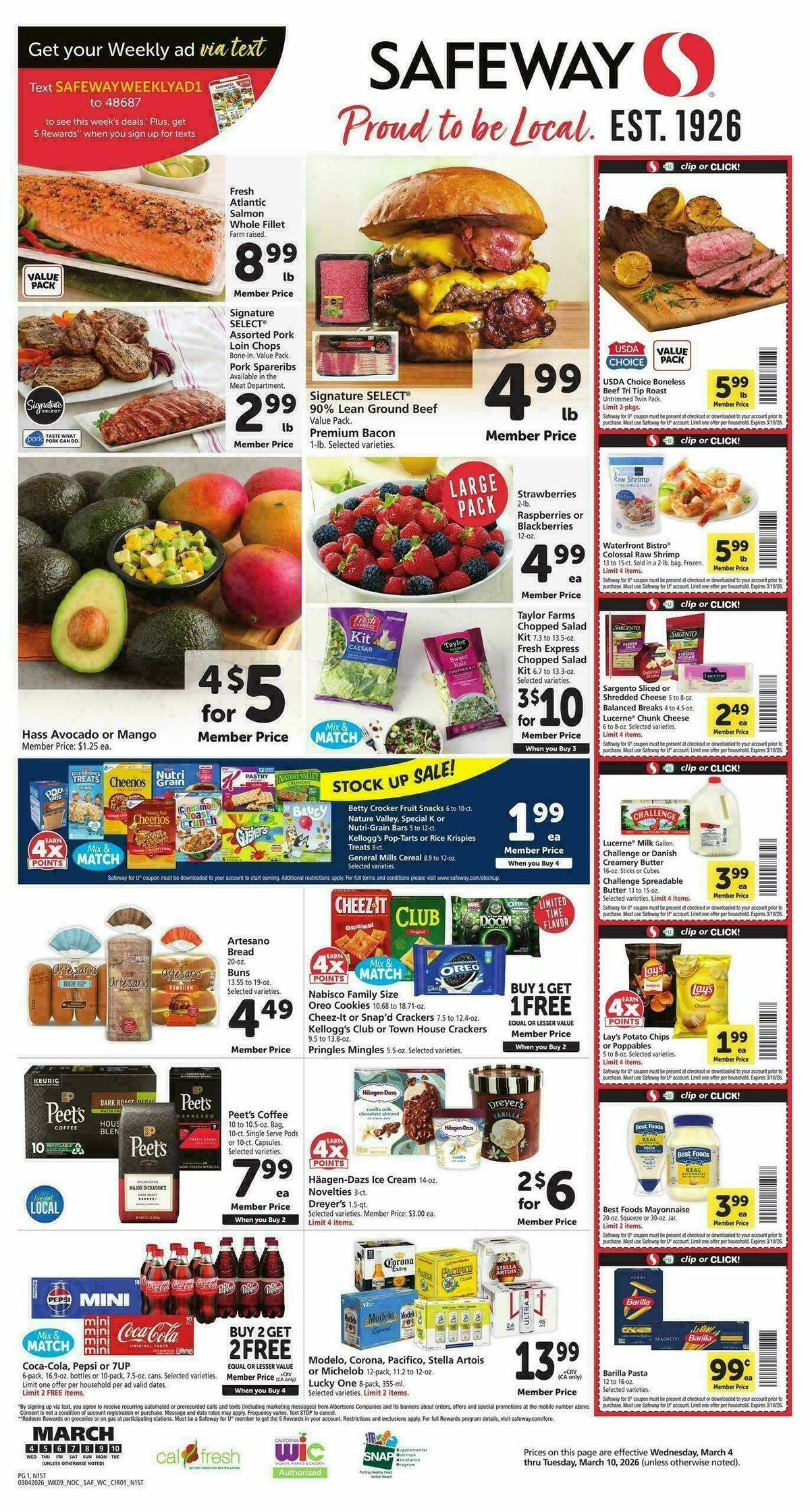 Safeway Weekly Ad from March 4