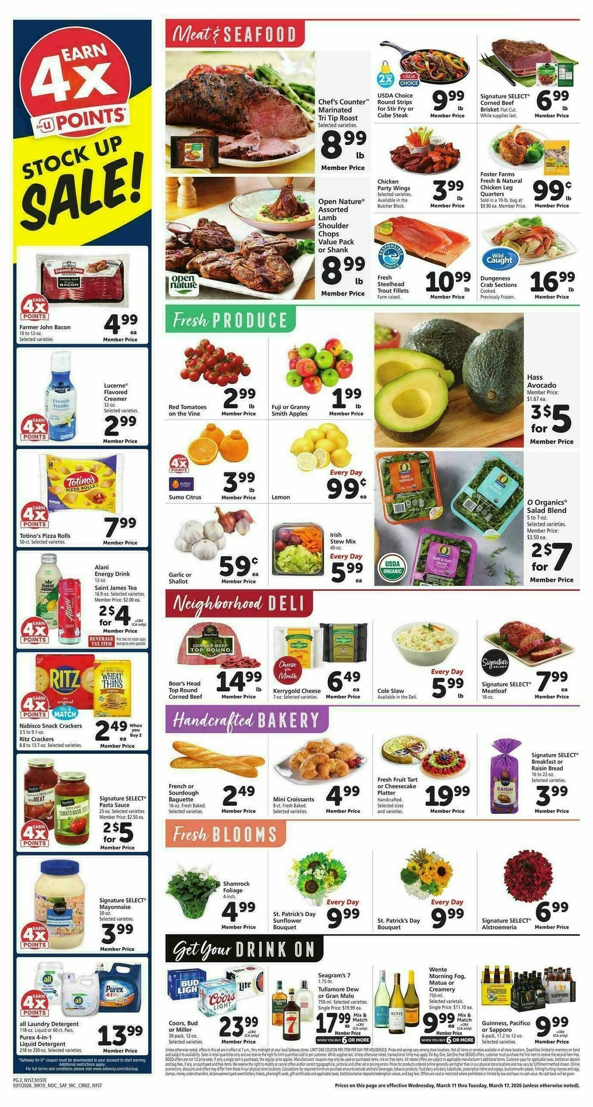 Safeway Weekly Ad from March 11