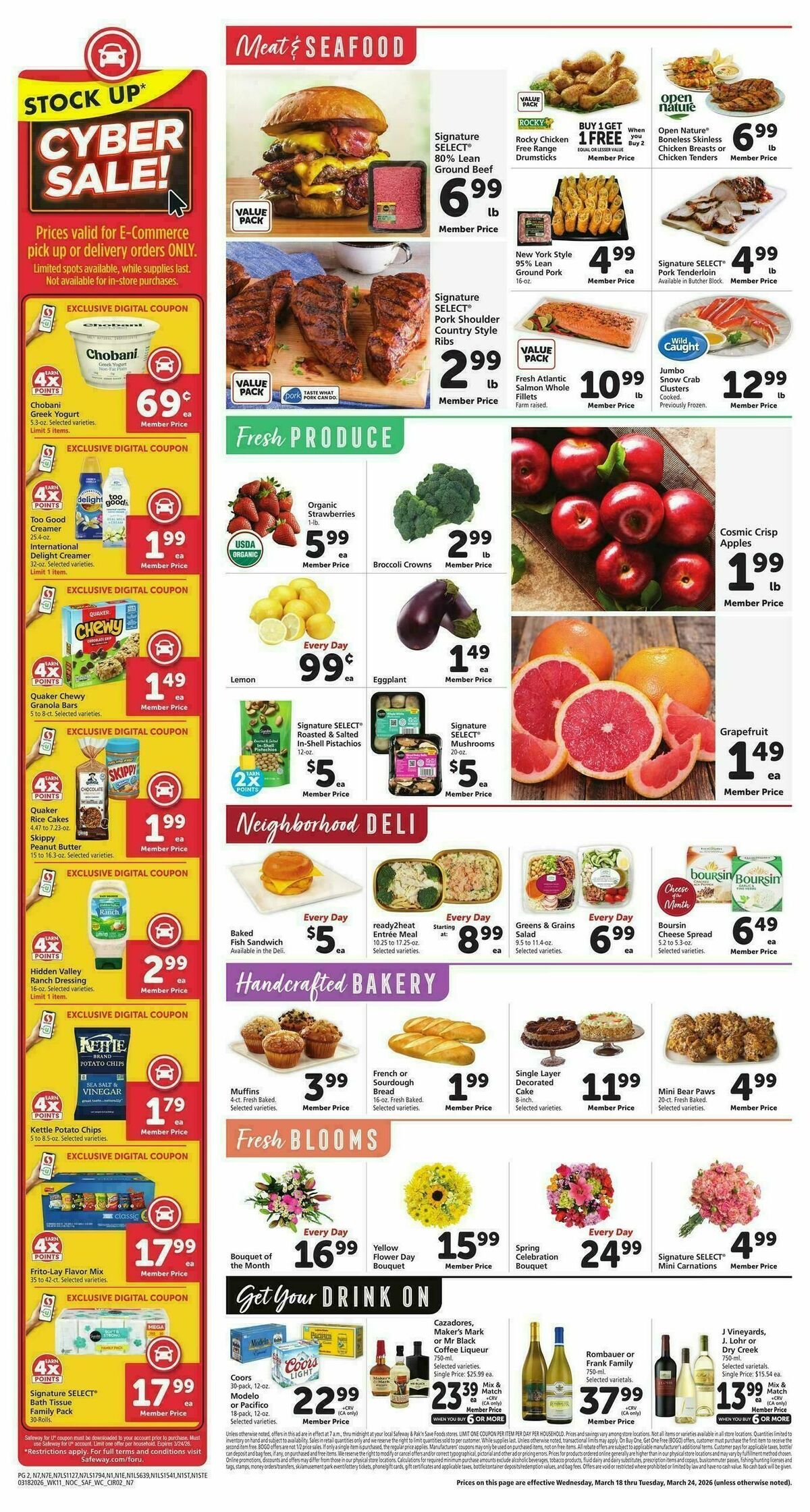Safeway Weekly Ad from March 18