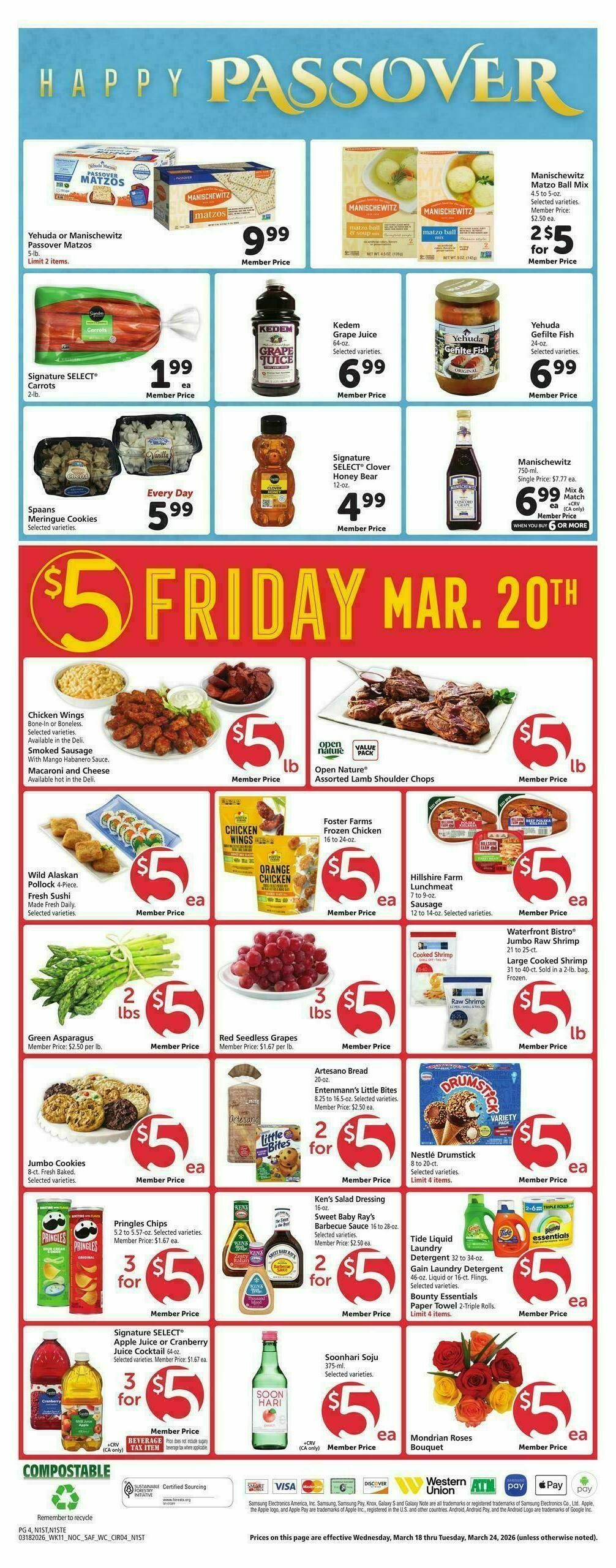 Safeway Weekly Ad from March 18