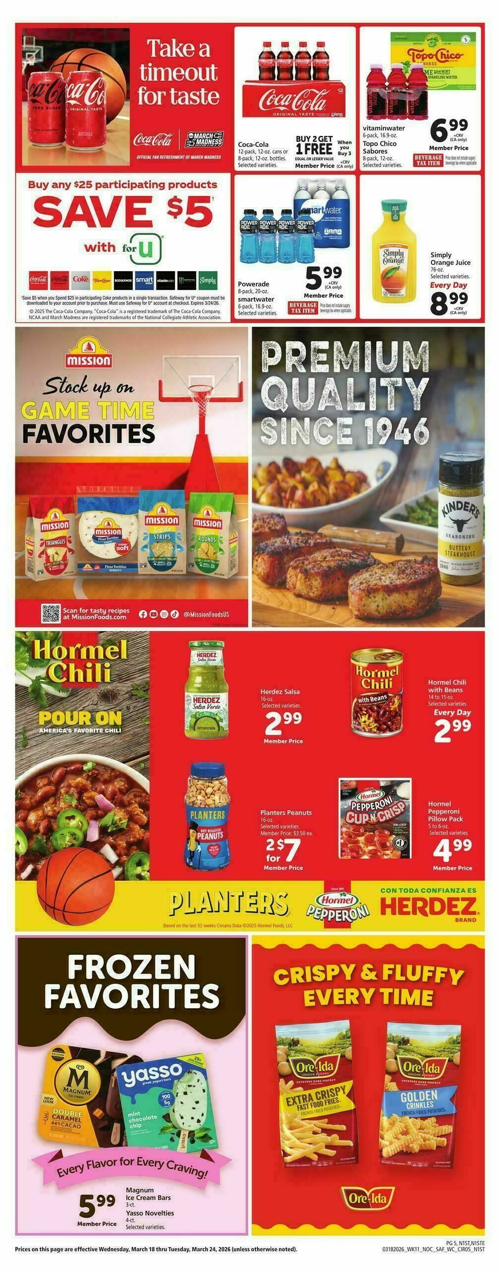 Safeway Weekly Ad from March 18