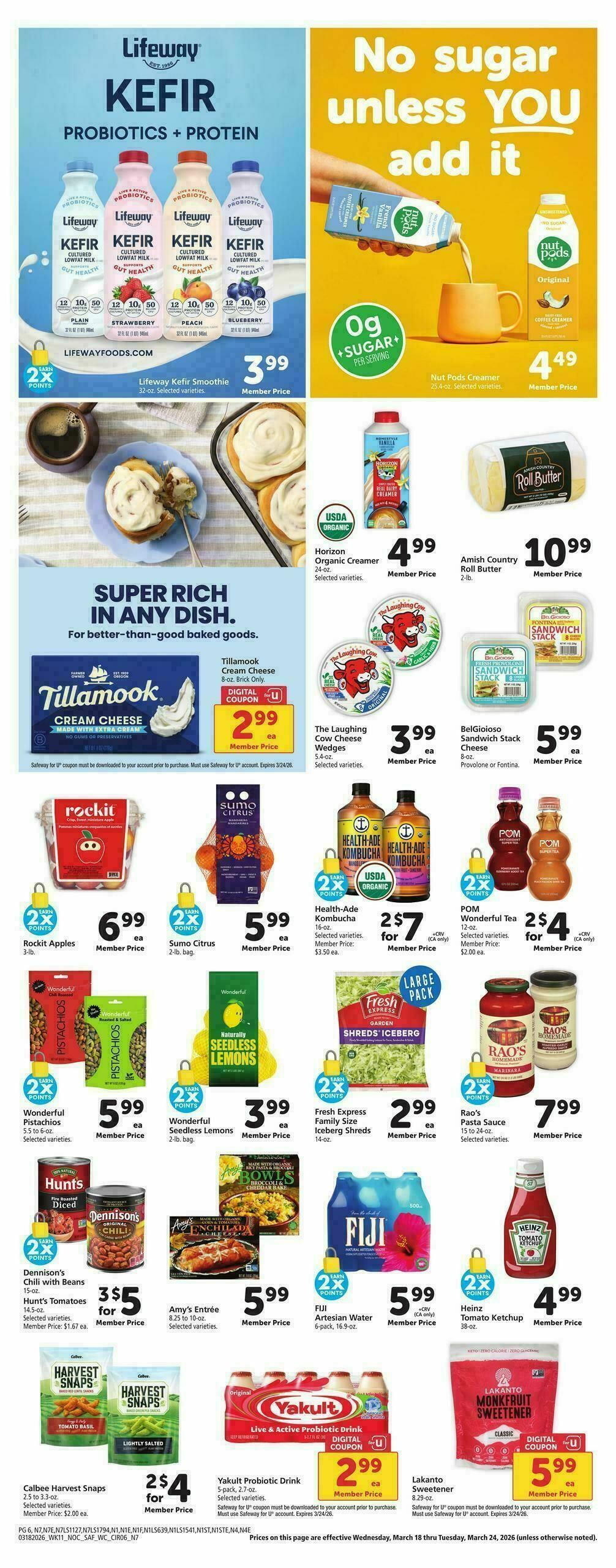 Safeway Weekly Ad from March 18