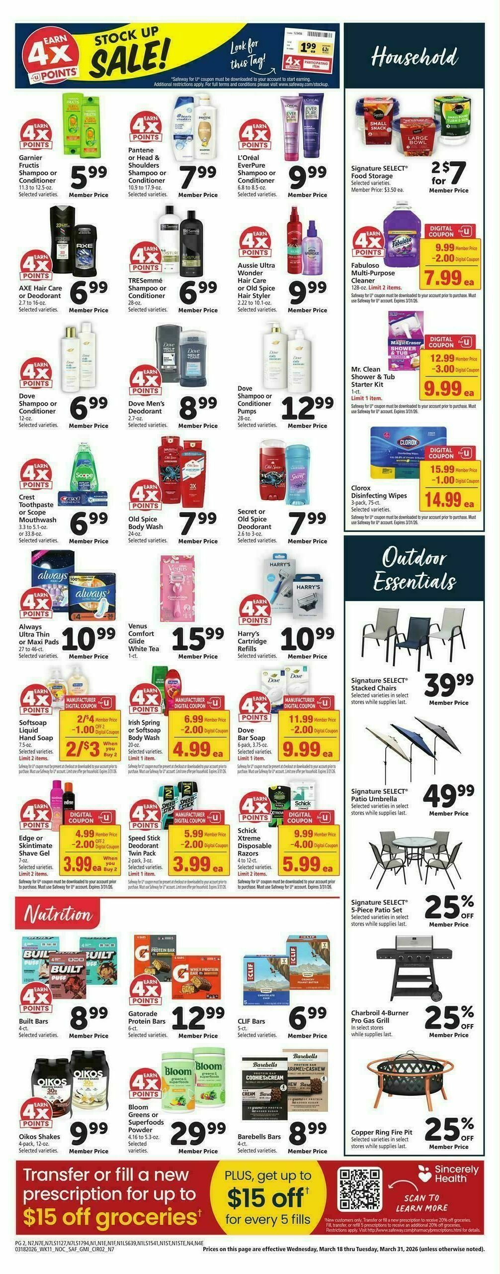 Safeway Weekly Ad from March 18
