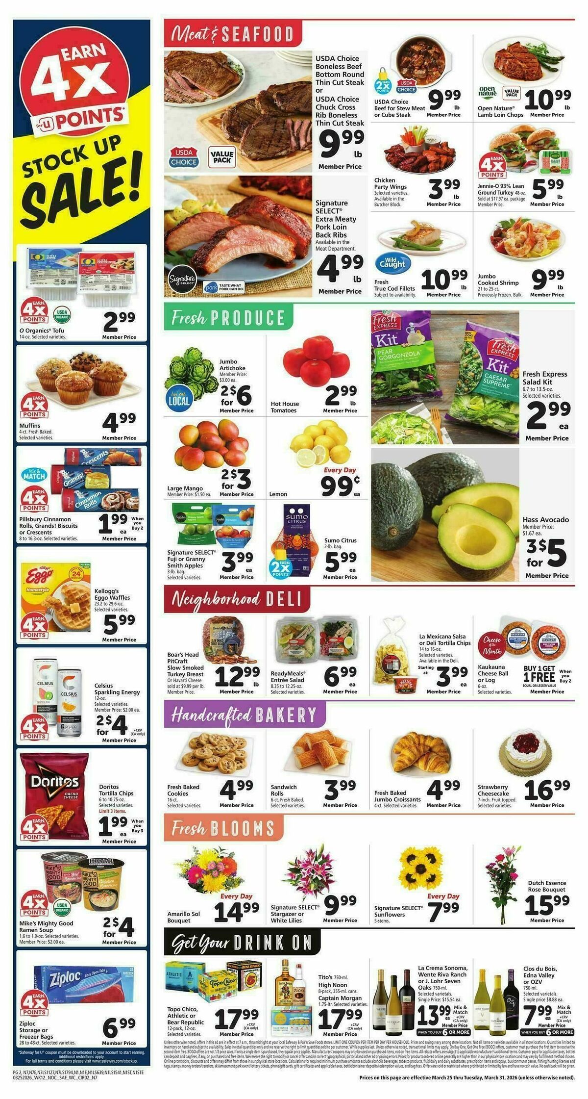 Safeway Weekly Ad from March 25