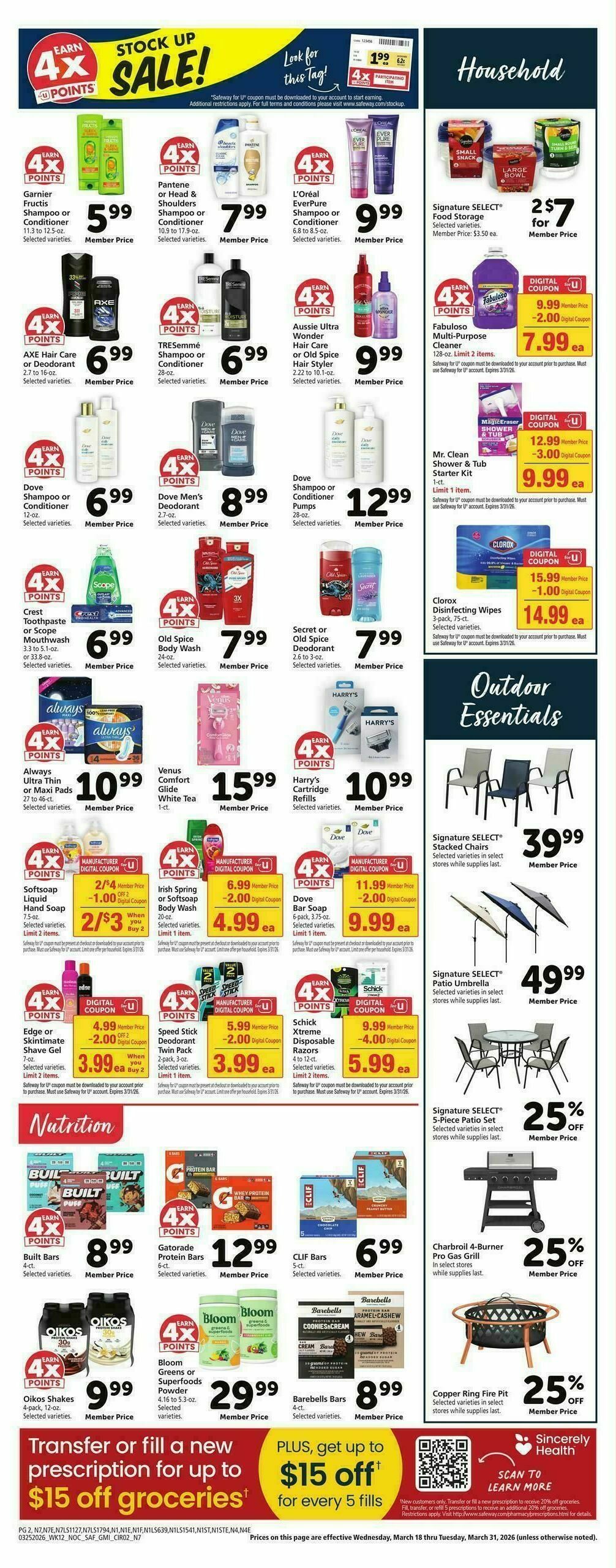 Safeway Weekly Ad from March 25