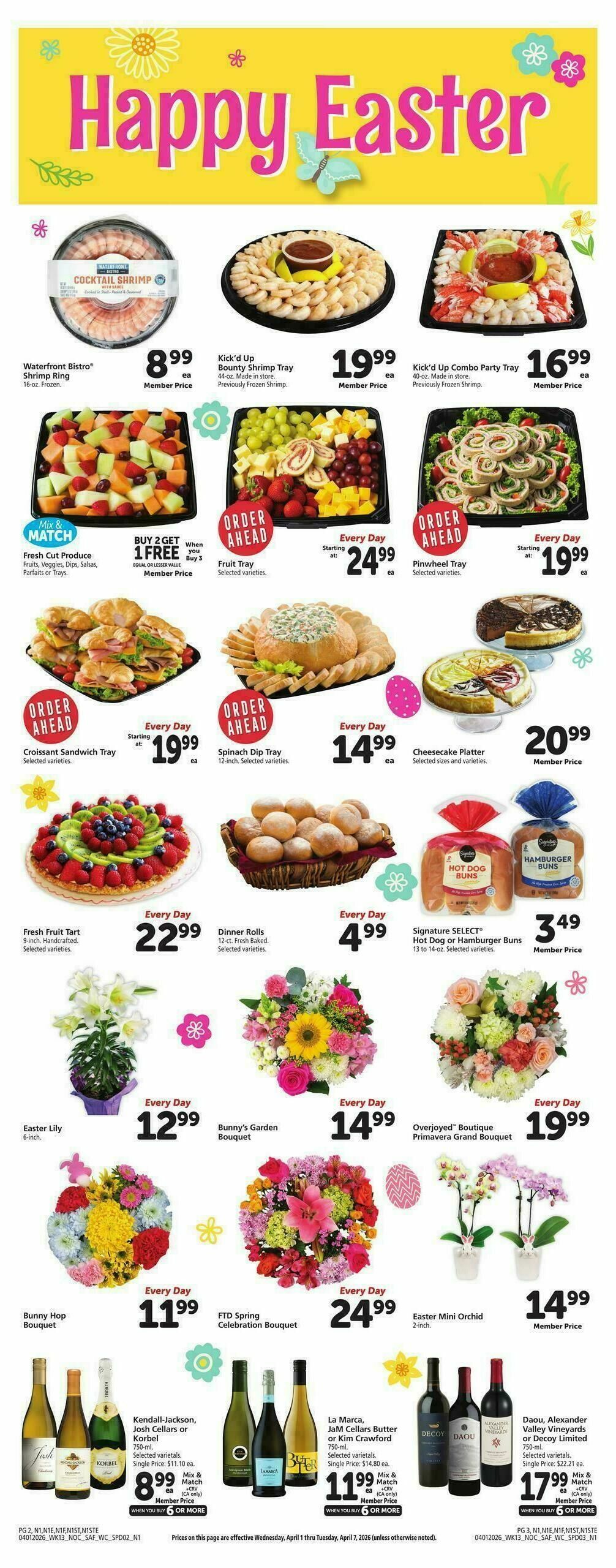 Safeway Weekly Ad from April 1