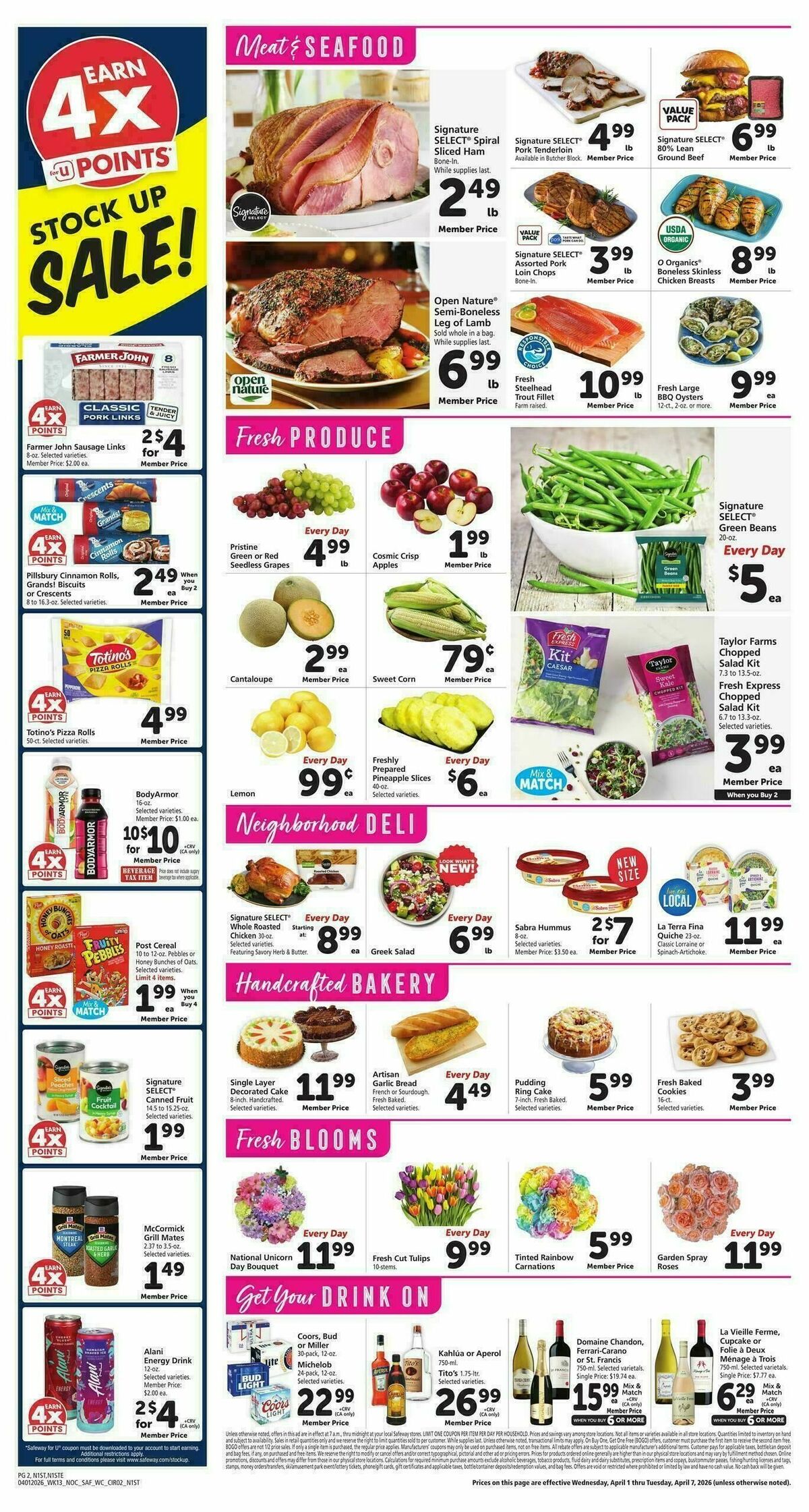 Safeway Weekly Ad from April 1