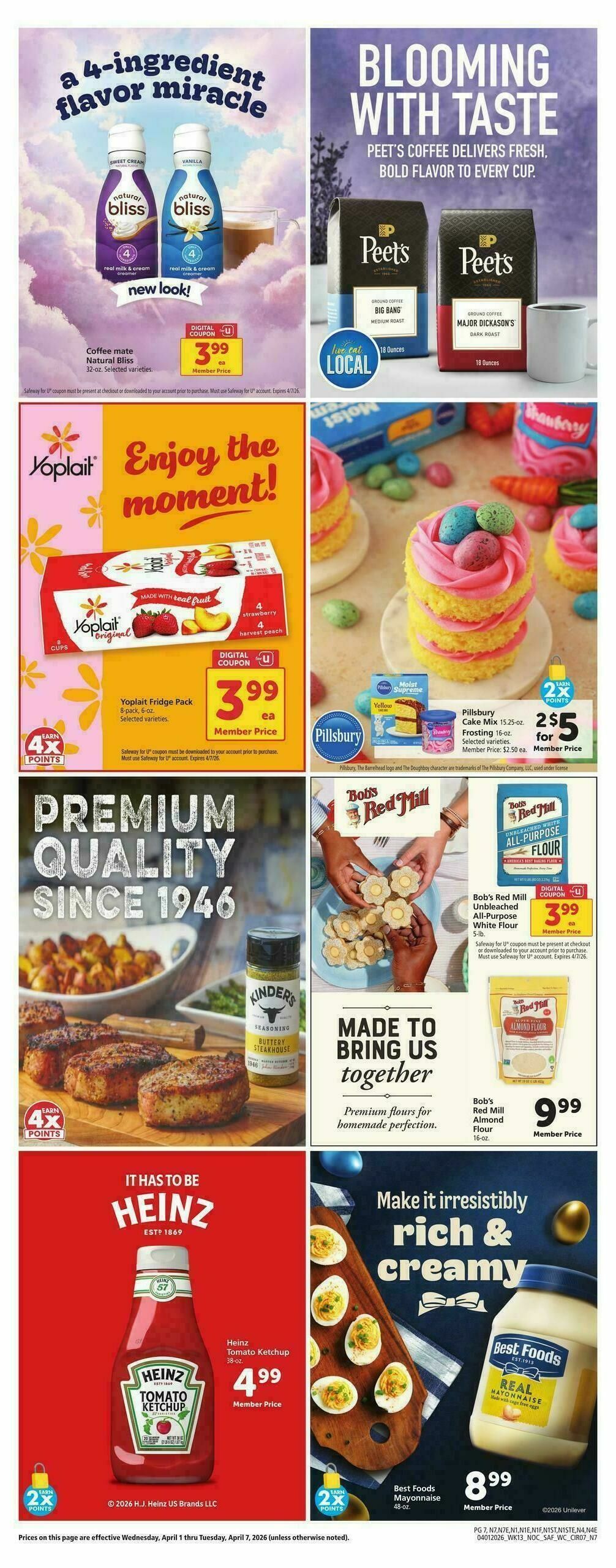 Safeway Weekly Ad from April 1